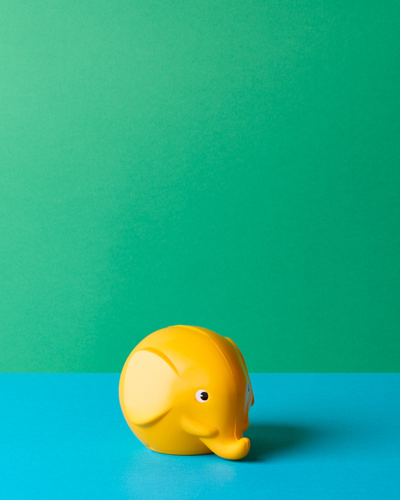 Merci - Elephant Piggy Bank - Yellow