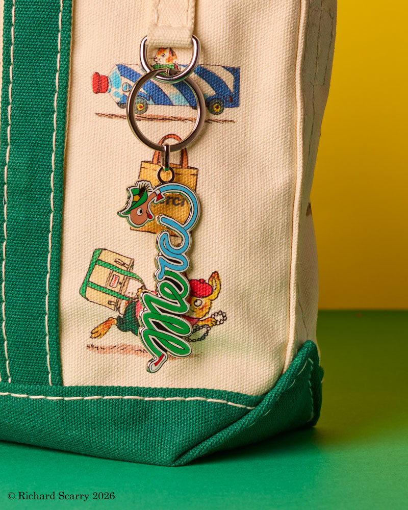 Merci x Richard Scarry - Keychain