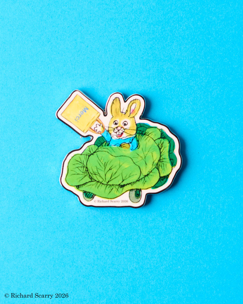 Merci x Richard Scarry - Magnet - Cabbages