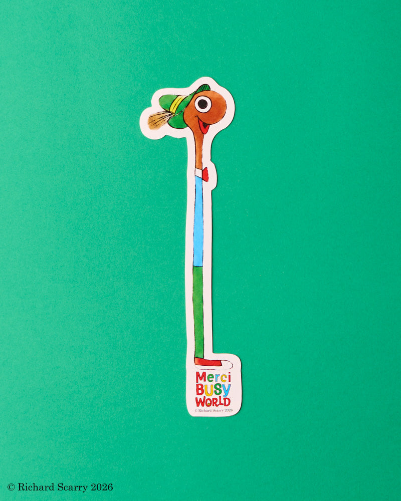 Merci x Richard Scarry - Bookmark