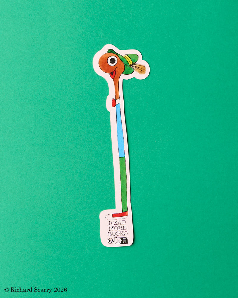 Merci x Richard Scarry - Bookmark