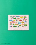 Merci x Richard Scarry - Postcard - Cars