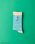 Merci x Richard Scarry - Chaussettes Kids Lowly Worm - Rayures Bleues