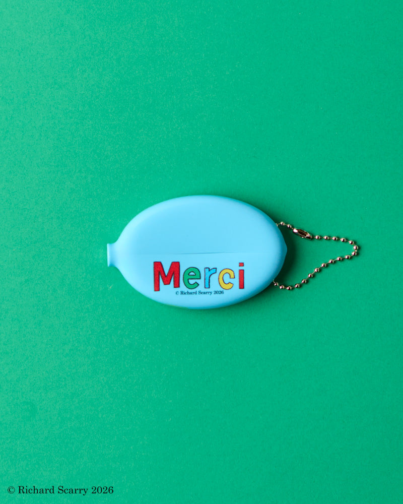 Merci x Richard Scarry - Keychain/coin purse - Cabbages