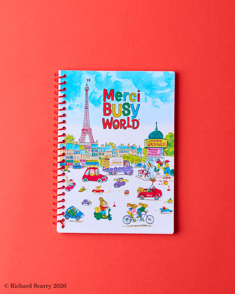 Merci x Richard Scarry - Notebook