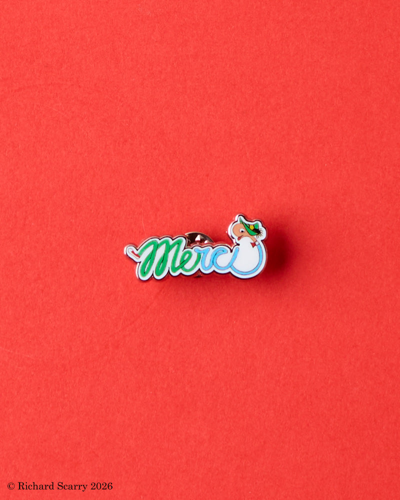 Merci x Richard Scarry - Pins - Merci