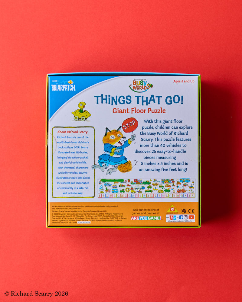 Richard Scarry - Puzzle - Things That Go by