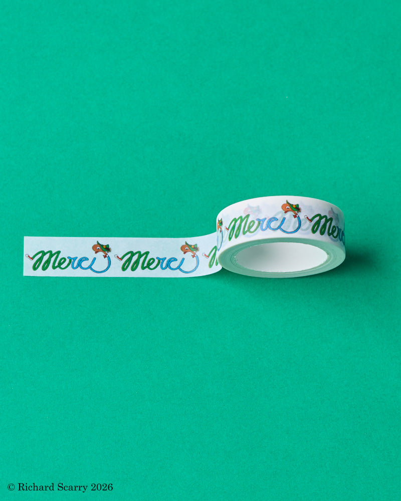 Merci x Richard Scarry - Masking Tape - Letters