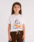 Au Vieux Campeur - Congés Payés - T-Shirt Kids Montagne - Blanc