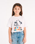 Au Vieux Campeur - Congés Payés - Kids Cabin T-shirt - White