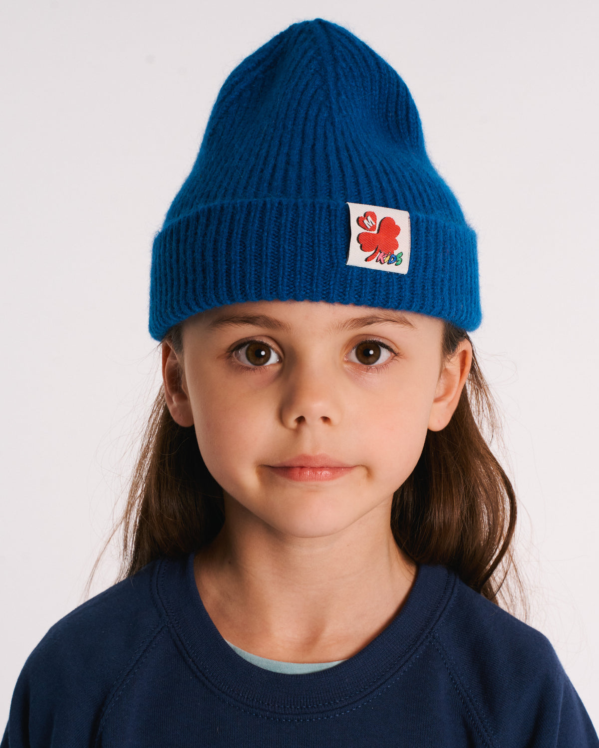 Merci - Bonnet Lucky Enfant - Bleu