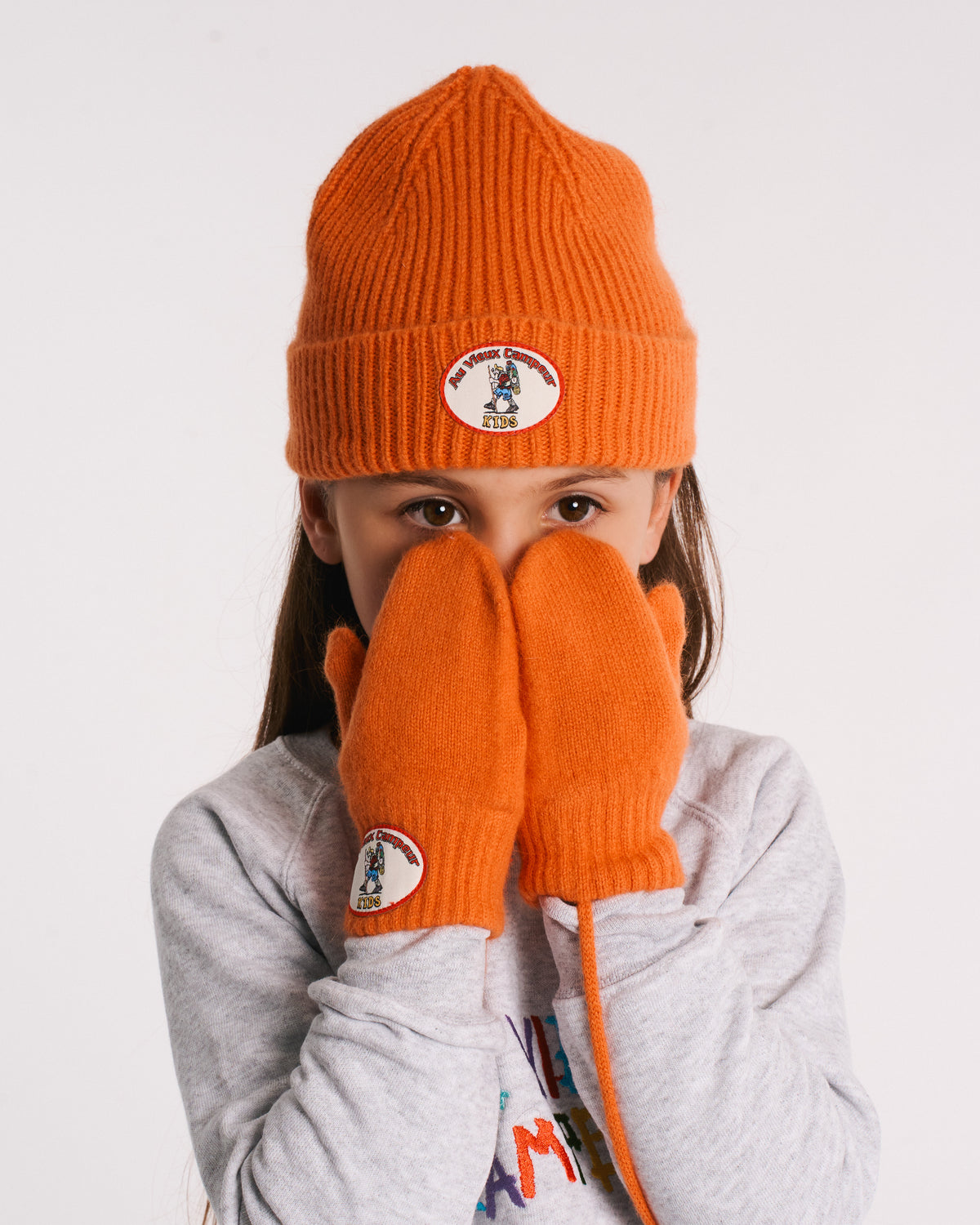 Au Vieux Campeur - Congés Payés - Moufles Ben Kids - Orange