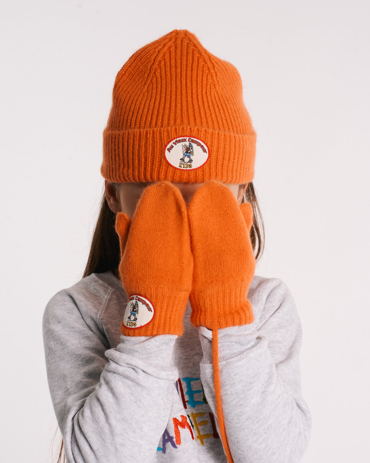 Au Vieux Campeur - Congés Payés - Moufles Ben Kids - Orange