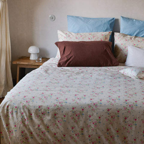 Housse de couette en percale de coton - Jardin