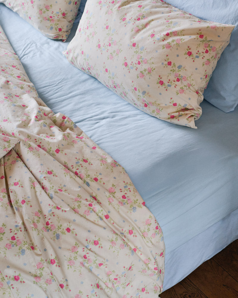 Merci - Housse De Couette En Percale De Coton - Jardin