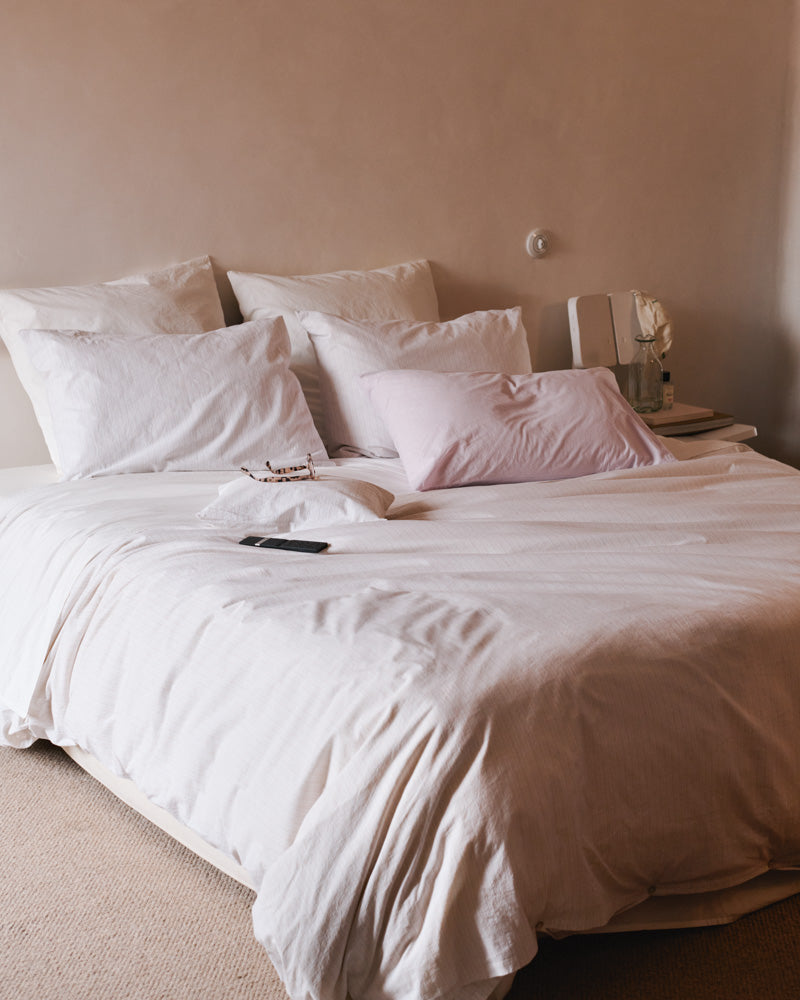 Merci - Cotton percale duvet cover - Souvenir