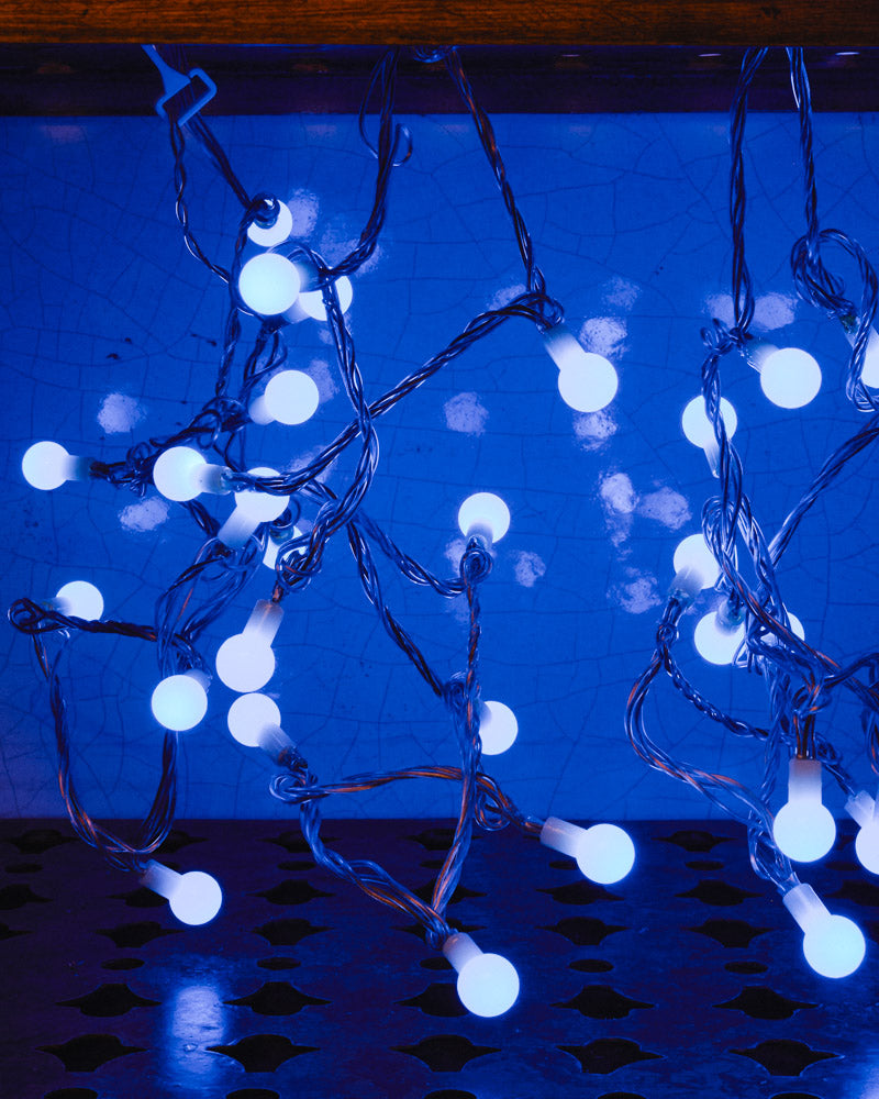 Blachere - Guirlande lumineuse Cherry 64 LED - Blanc