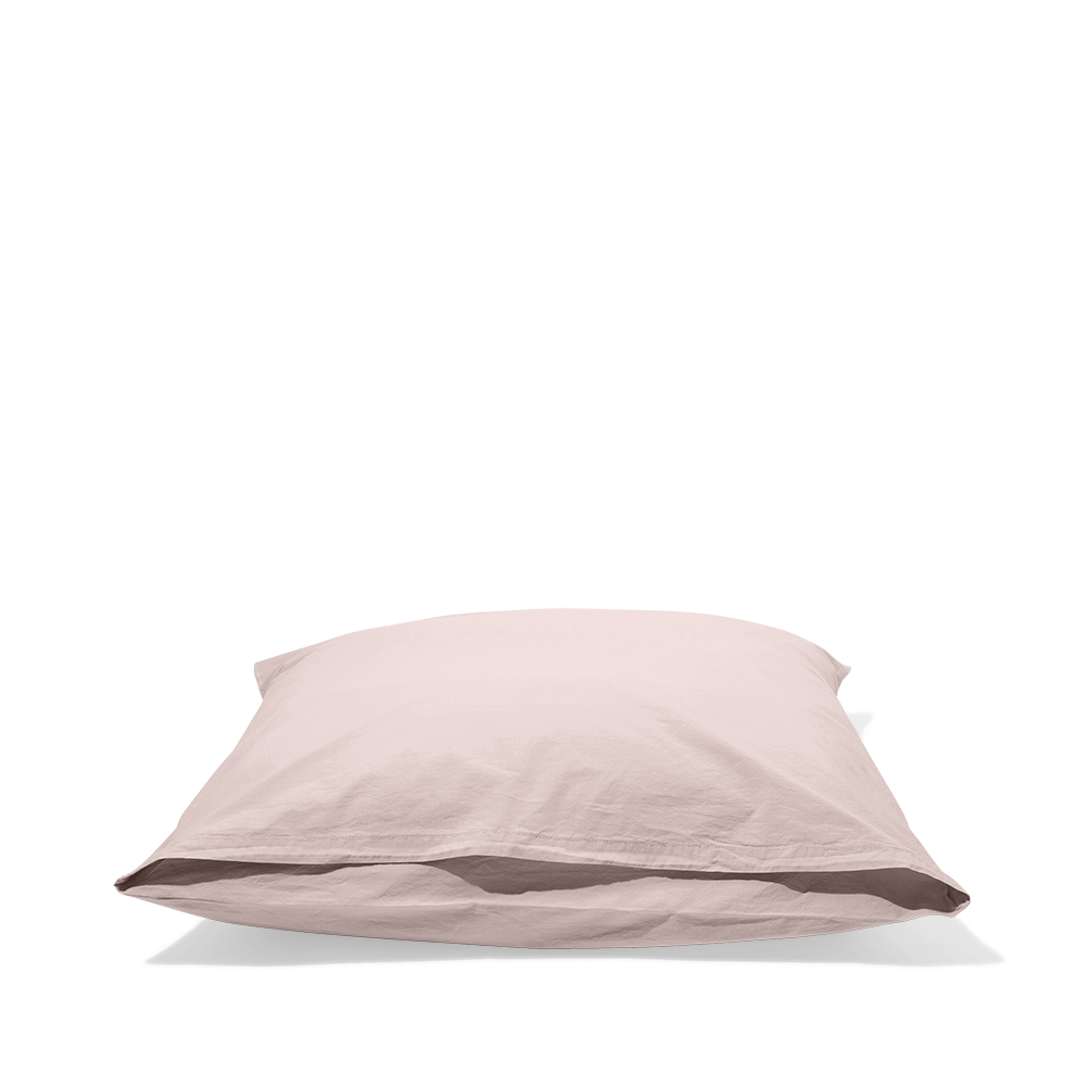 Taie d'oreiller en percale de coton - Rosé Poudré