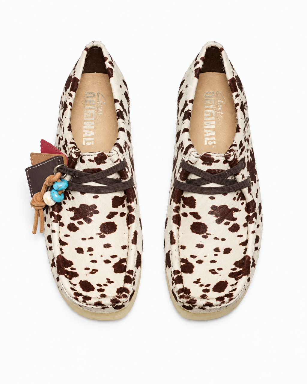 Clarks - Mocassins Wallabee - Imprimé Vache
