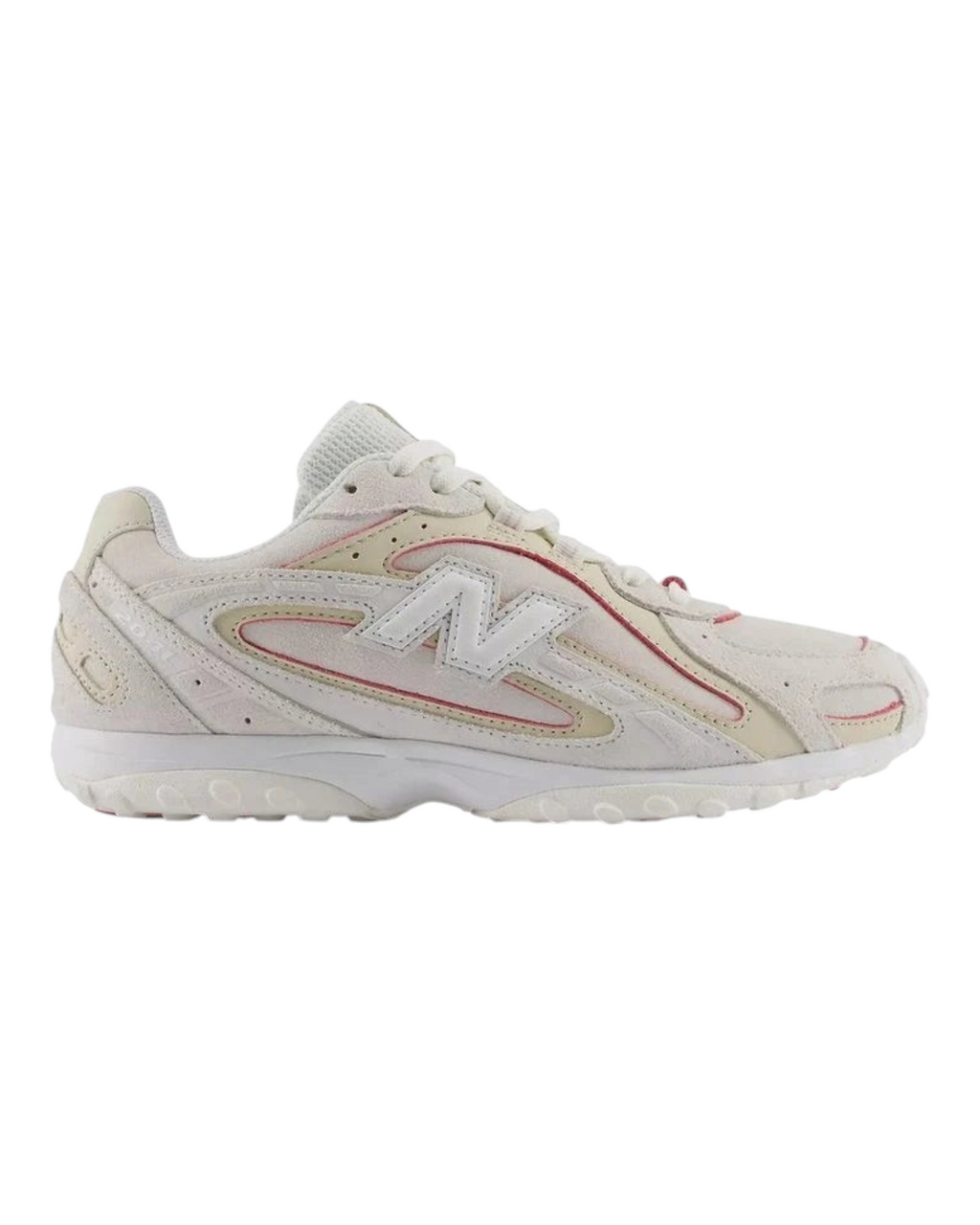Baskets Merci Paris New Balance 204L couleur Sea Salt en daim et cuir avec logo N latéral et design rétro