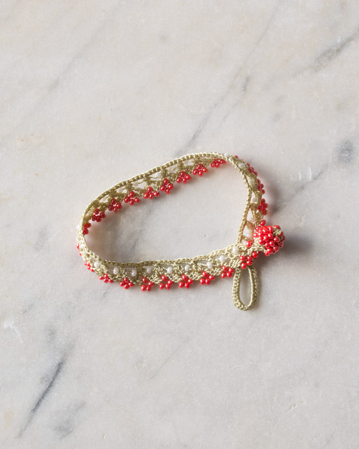 Ottomania - Meadow Bracelet - Beige & Coral