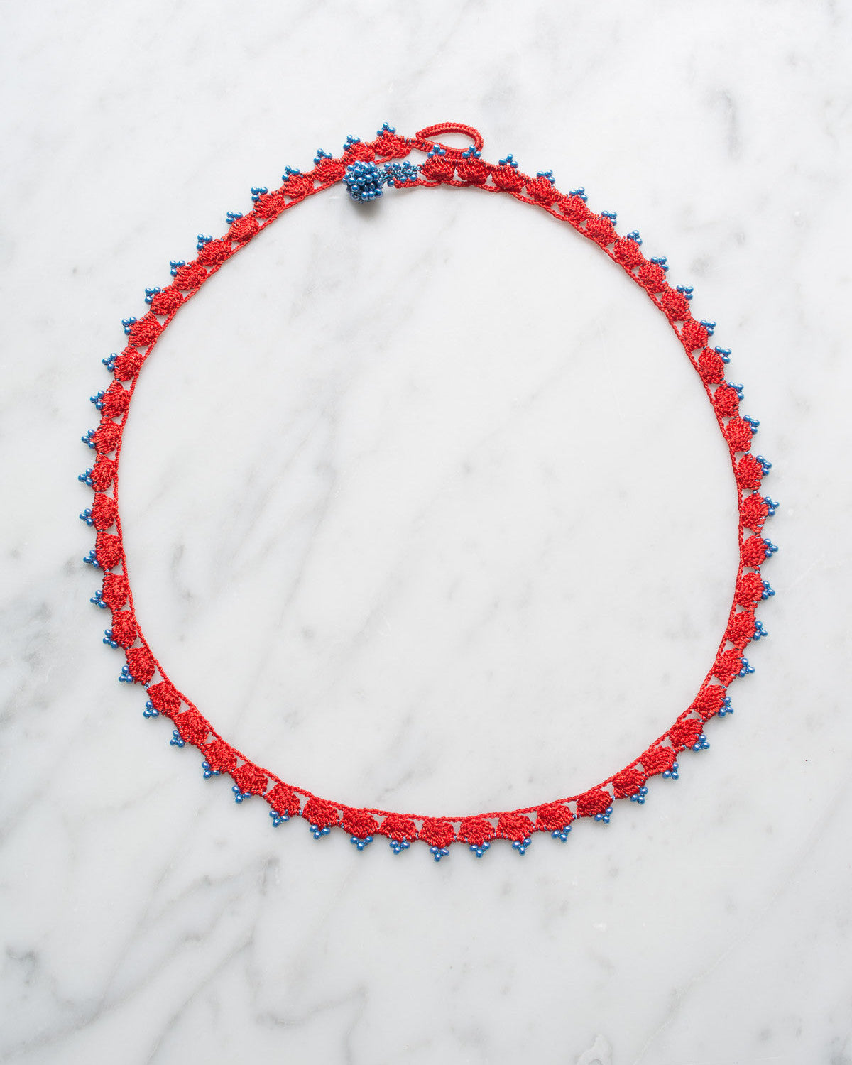 Ottomania - Collier Crown - Bleu & Rouge