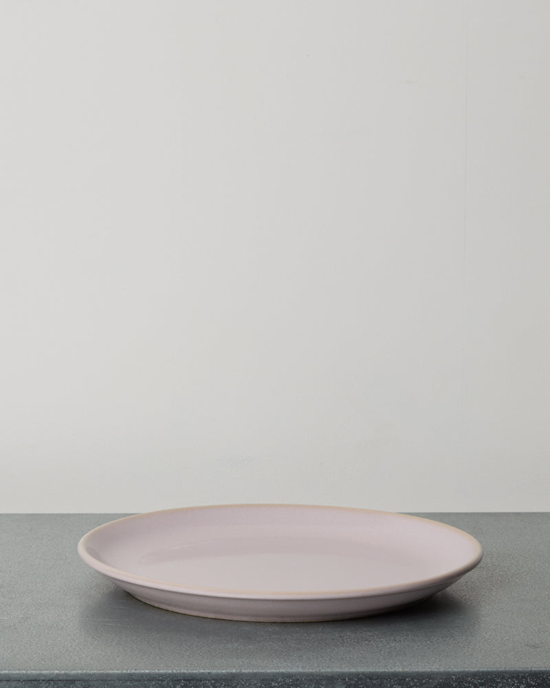 Merci - Assiette plate en grès - Rose baies