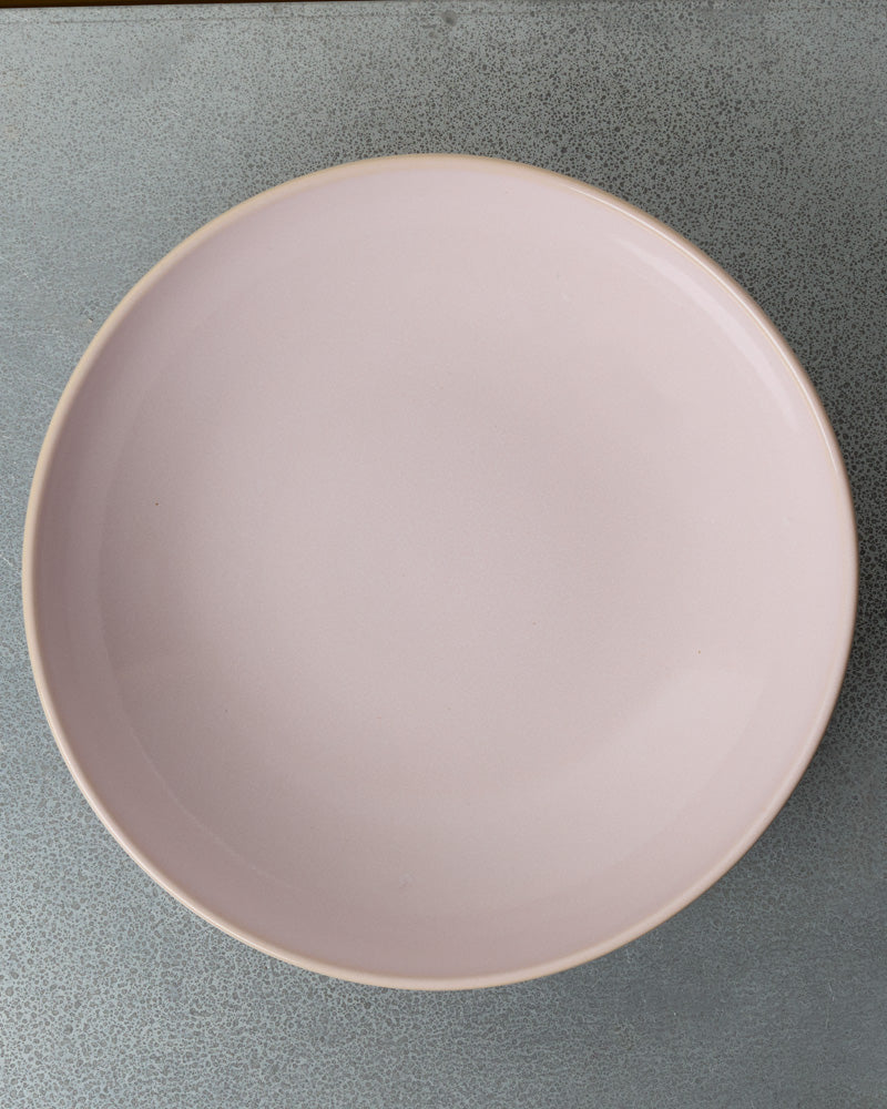 Merci - Assiette plate en grès - Rose baies