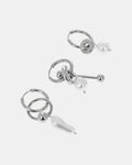 Justine Clenquet - Palmer Earrings Set - Palladium