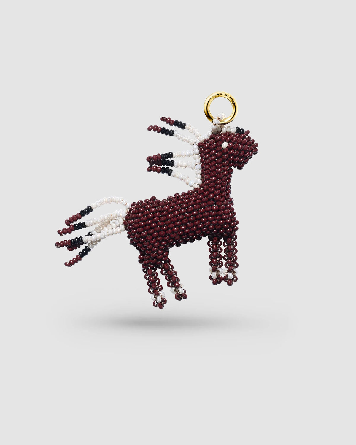 Pura Utz - Pendentif Cheval - Marron