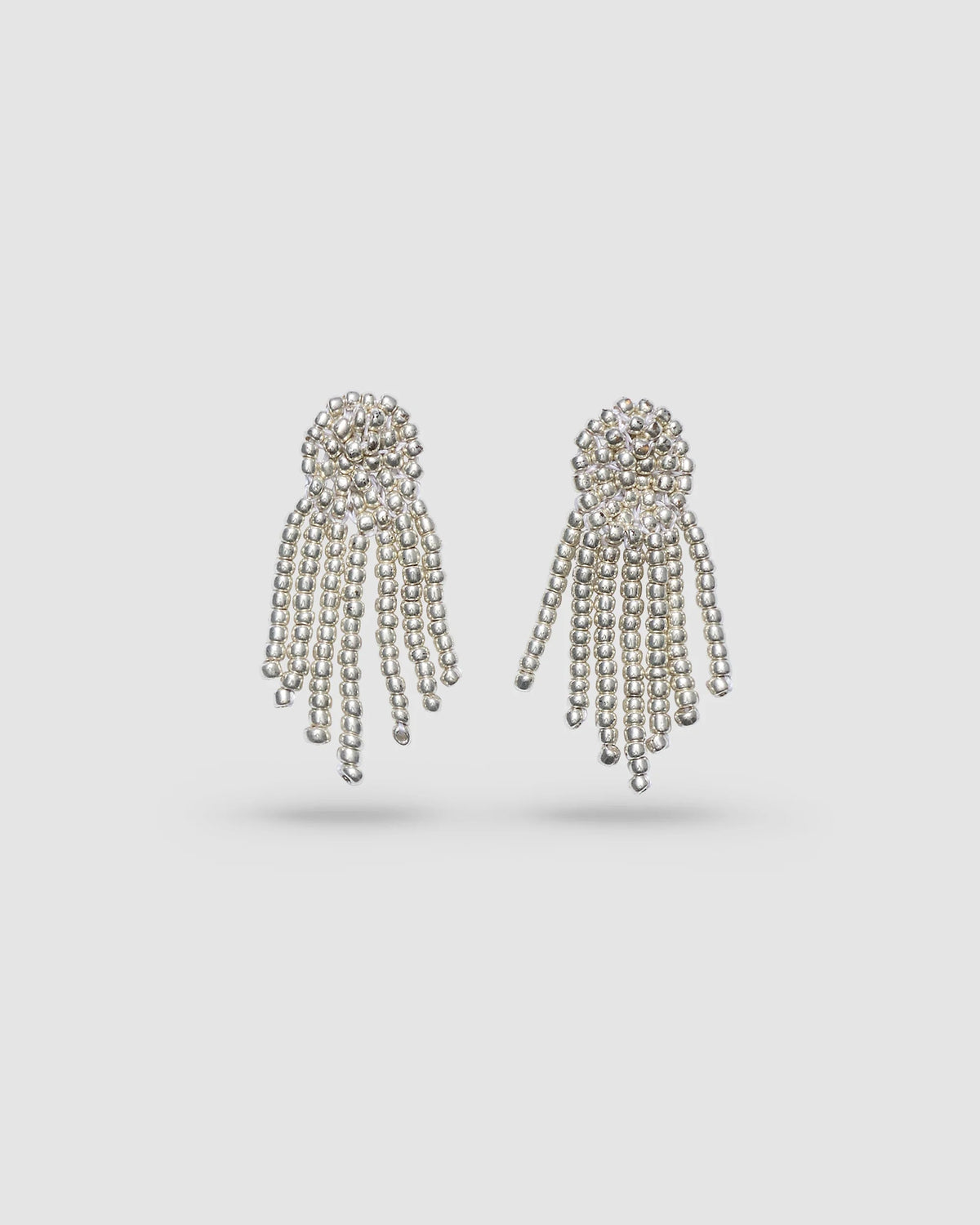 Pura Utz - Boucles d'oreilles Silver Tassel - Argenté