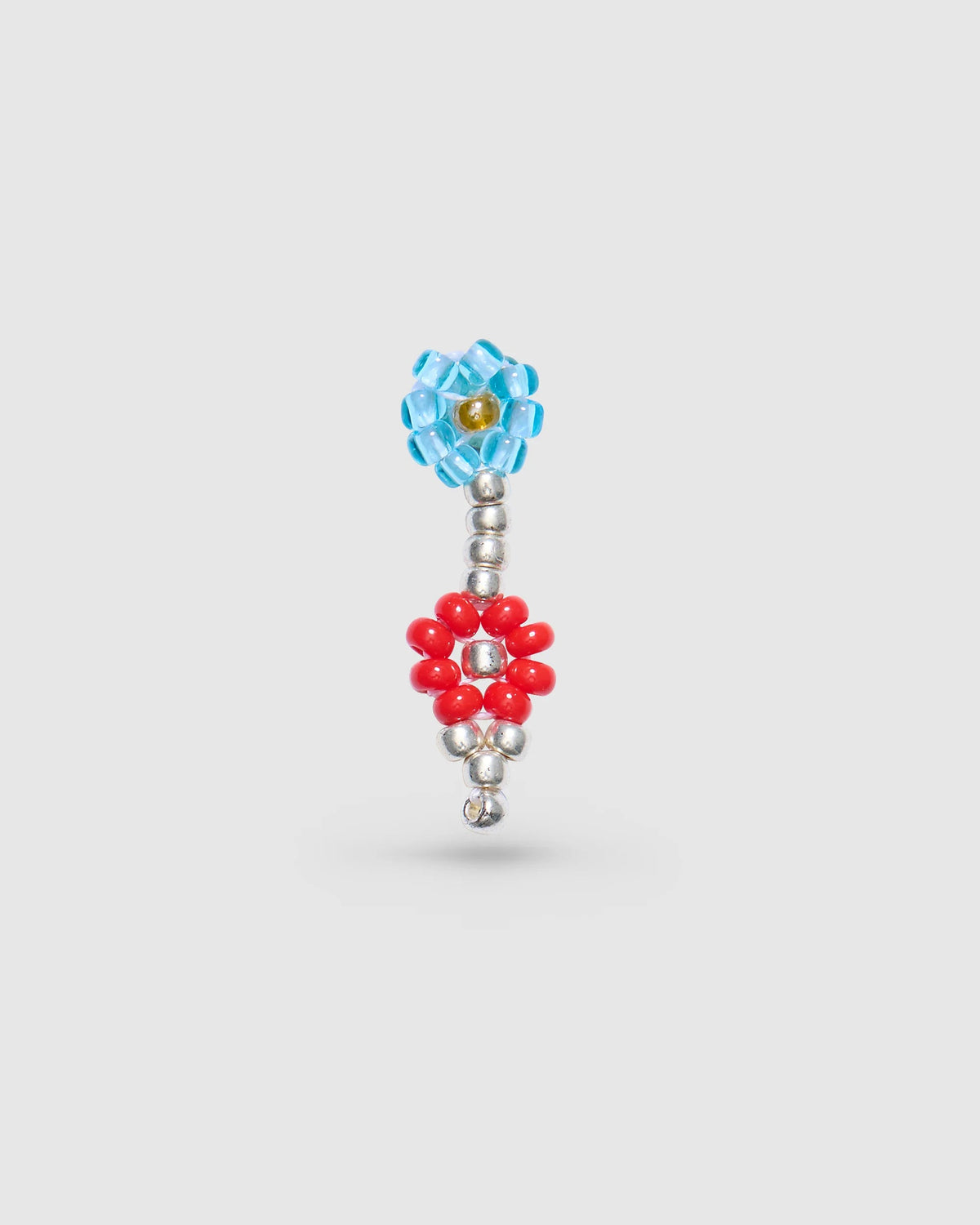 Pura Utz - Mixed Flor Earrings - Bleu