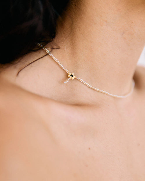 Pura Utz - Collier Mini Flor - Jaune