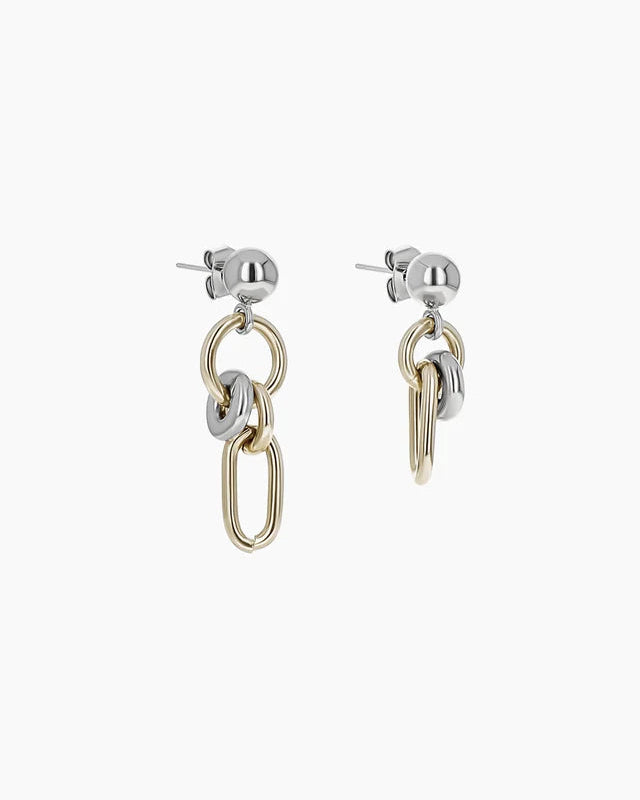 Justine Clenquet - Scott Earrings - Gold Palladium
