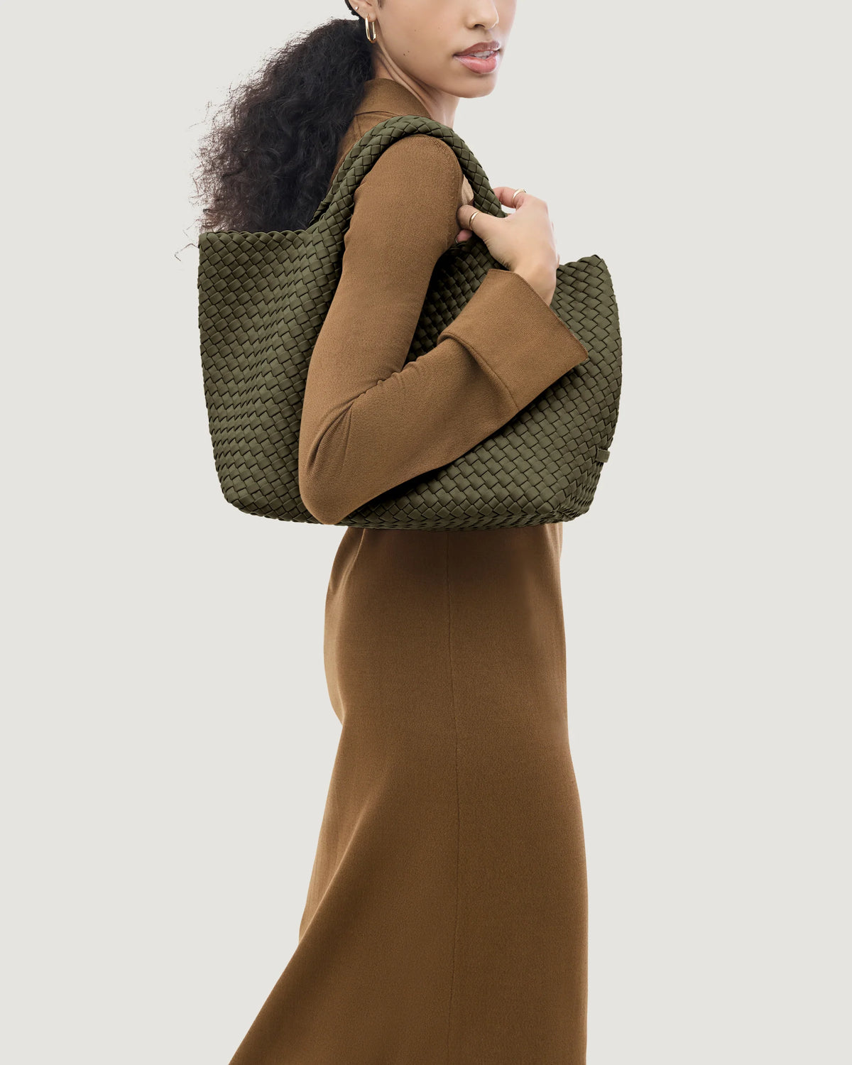 Naghedi - St Barths Medium Tote Bag - Olive
