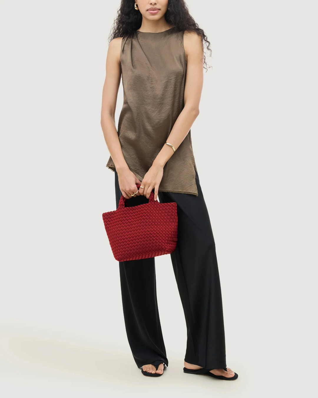 Naghedi - St Barths Small Tote Bag - Rosso