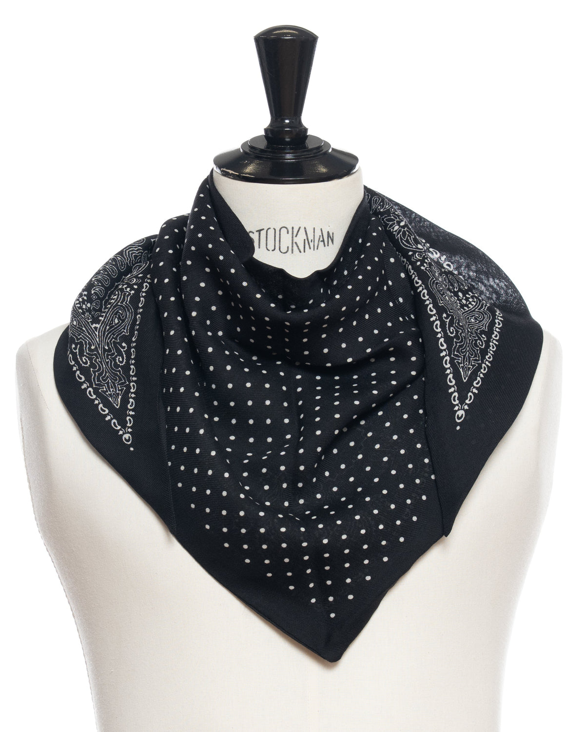 Destin - Dis Bandana Triangle Scarf - Black