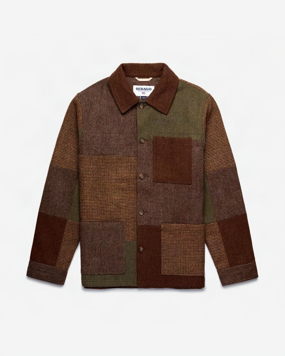 Sebago - Veste Dorr Patchwork - Marron Multi