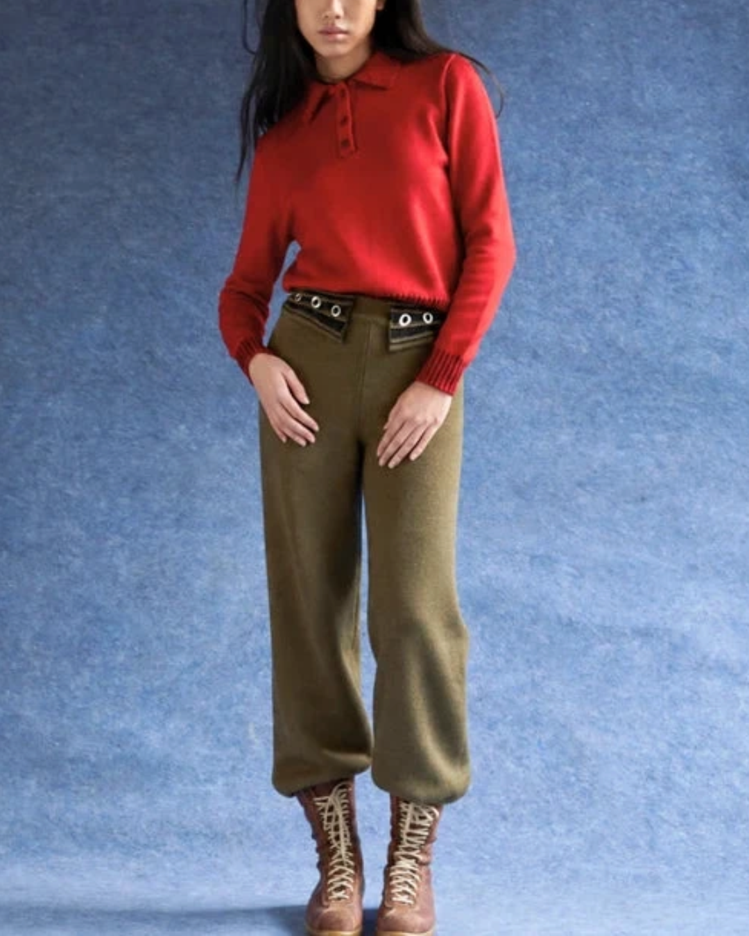 Carlota Cahis - Mustang Polo Shirt - Red
