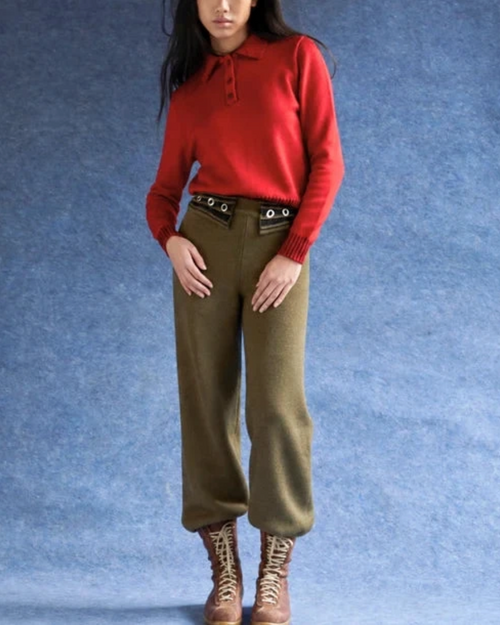Carlota Cahis - Mustang Polo Shirt - Red
