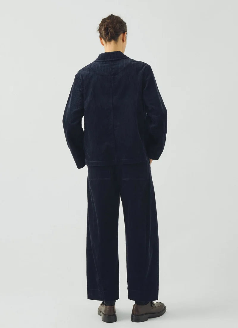 Toast - Pantalon Velours Côtelé - Bleu Marine