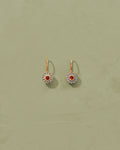 Tityaravy - Bo Sai earrings - Blue Garnet
