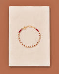 Tityaravy - Bracelet Kamala - Rouge Perles