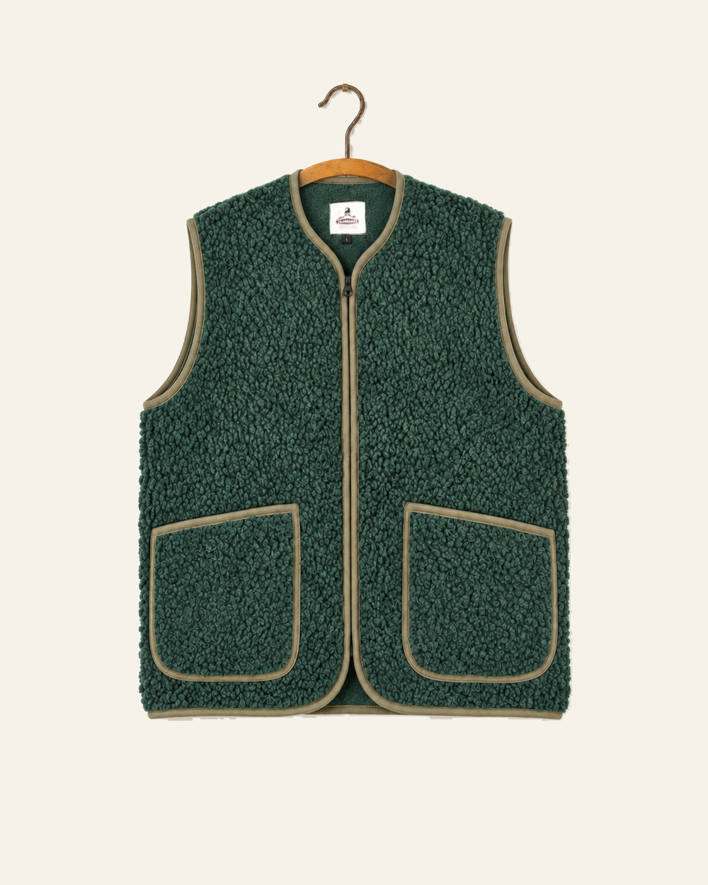 Coldbreaker - Veste Pepitco - Vert – vue de face sur cintre