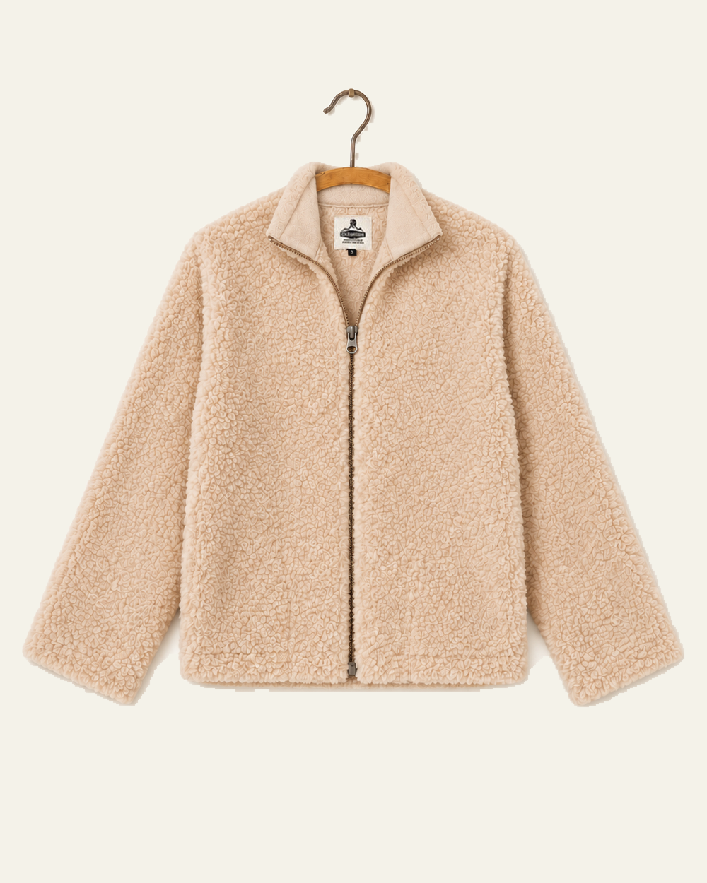 Coldbreaker - Veste Walker - Beige – vue de face sur cintre