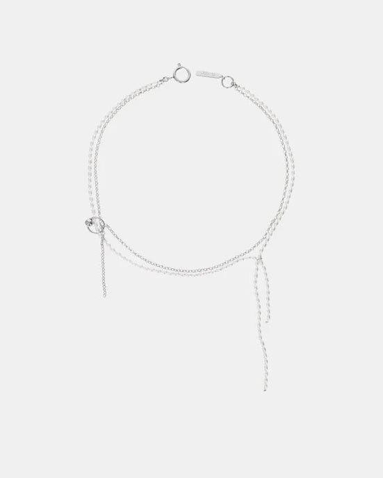 Justine Clenquet - Alba Necklace - Palladium