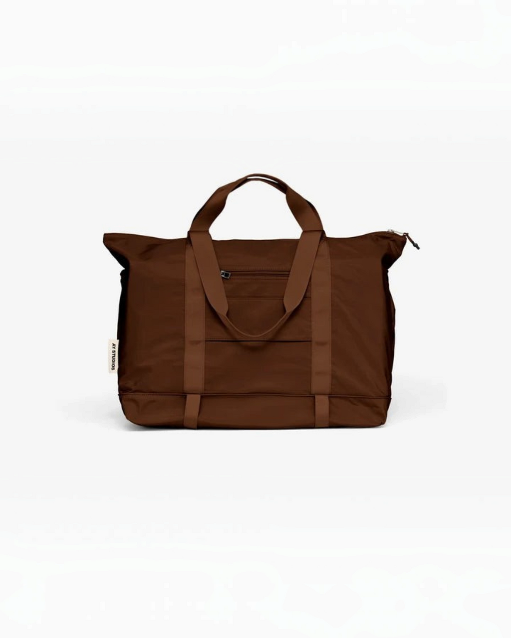 Sac de voyage Merci Paris AY Studios East to West marron en nylon recyclé avec fermeture zippée et design épuré