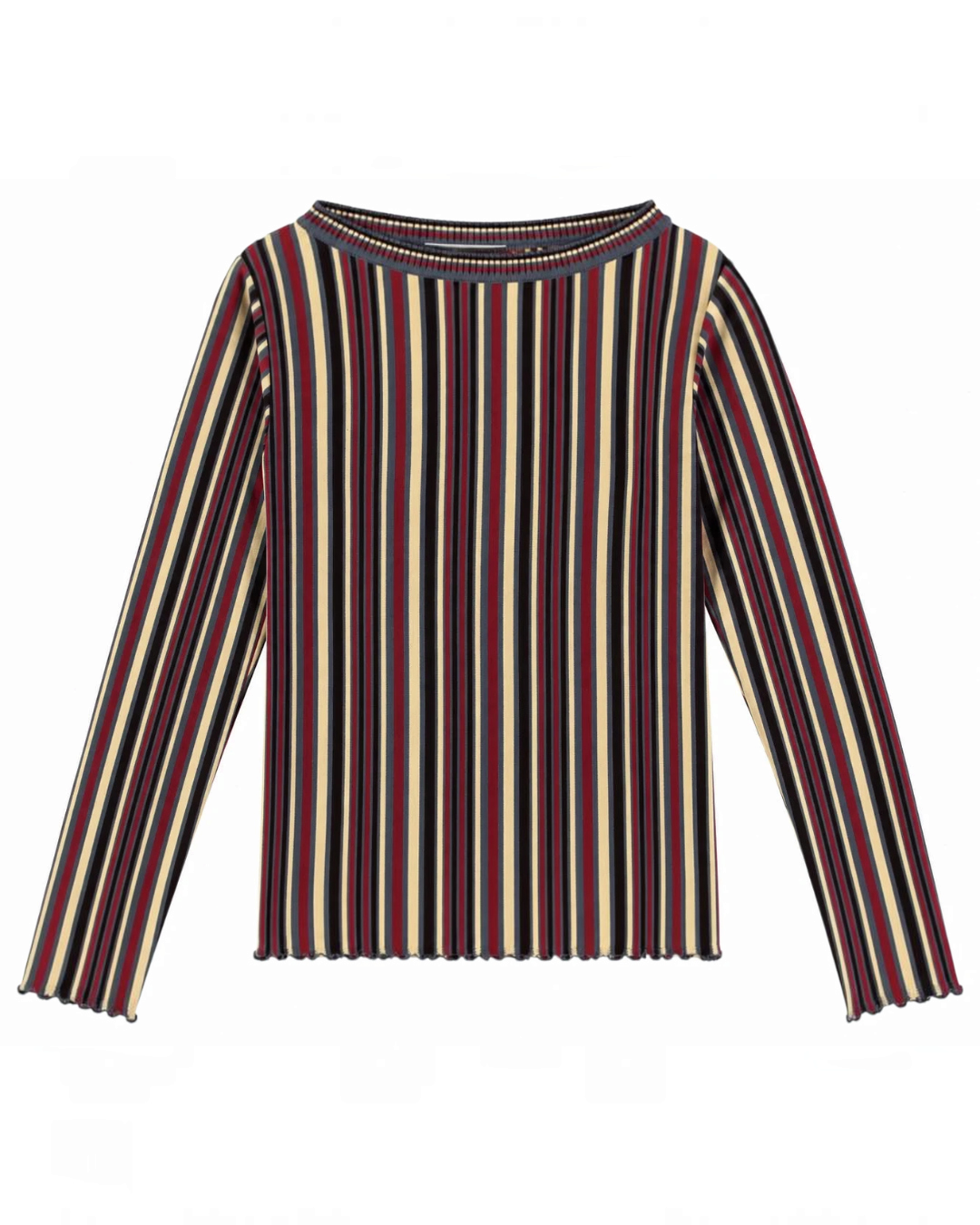 Carlota Cahis - Light Top - Chocolate Ecru Red