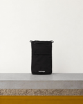 Topologie - Phone Bag - Black Fine Nylon - Bench View
