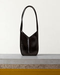 Hereu - Sac Seau Calella En Cuir - Noir – Vue sur banc